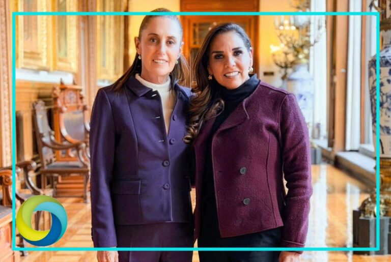 Mara Lezama presenta a Claudia Sheinbaum agenda de Quintana Roo rumbo a Fitur