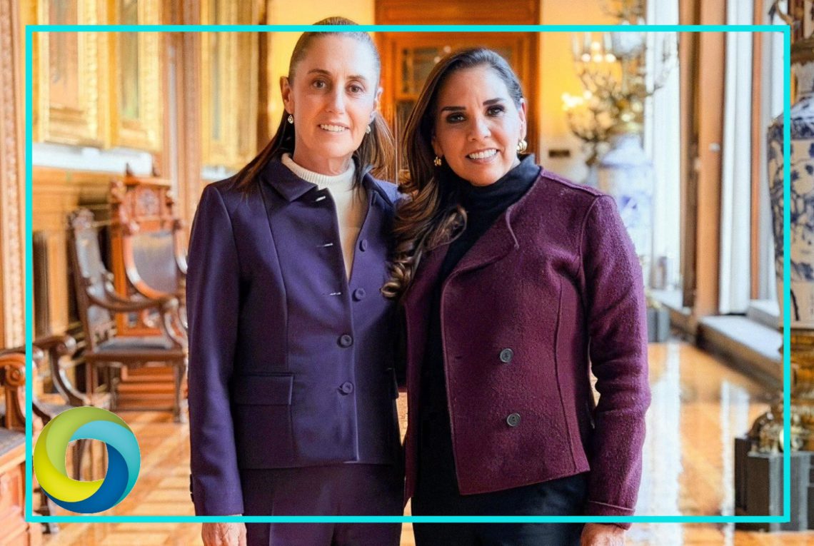 Mara Lezama presenta a Claudia Sheinbaum agenda de Quintana Roo rumbo a Fitur