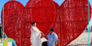 357 parejas formalizaron su amor en bodas colectivas en Playa Delfines