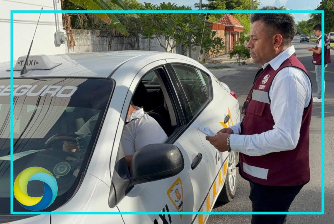 Refuerza IMOVEQROO la supervisión preventiva del transporte público y seguridad vial en 2025