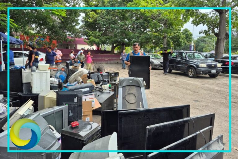 Recolecta SEMA 15.3 toneladas de residuos electrónicos en Chetumal