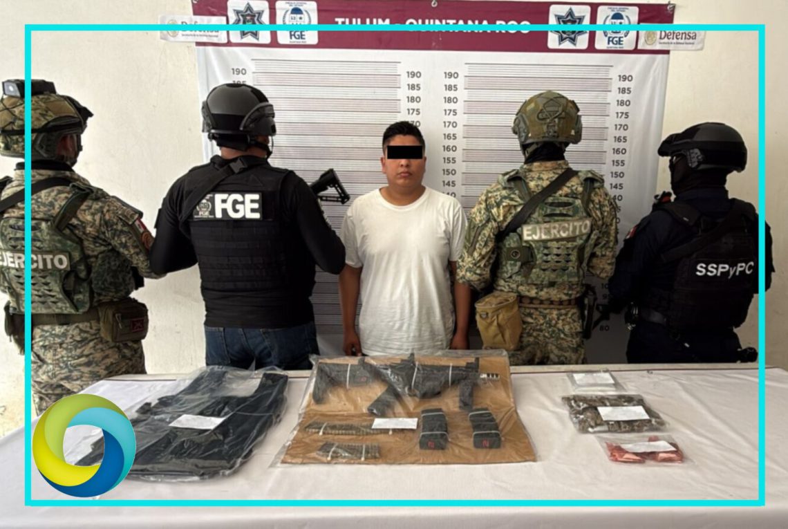 Capturan a quinto implicado en doble homicidio en Tulum