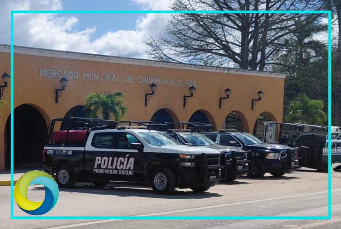 Fuerte presencia policiaca en zona maya por detención de integrantes del Cártel de los Caborca