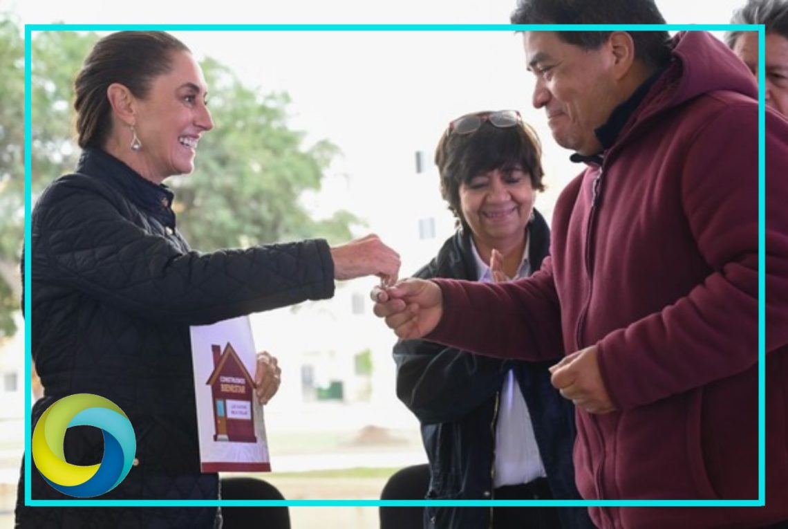 Sheinbaum entrega 44 viviendas del Infonavit en Reynosa, Tamaulipas