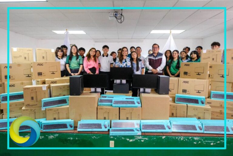 Más de 10 mil estudiantes beneficiados con la entrega de 110 computadoras a planteles Conalep, por Mara Lezama