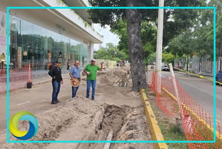 Aguakan retrasa trabajos de la avenida 10 de Playa del Carmen