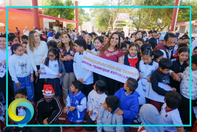 Mara Lezama entrega domo escolar esperado por más de 25 años en Rancho Viejo