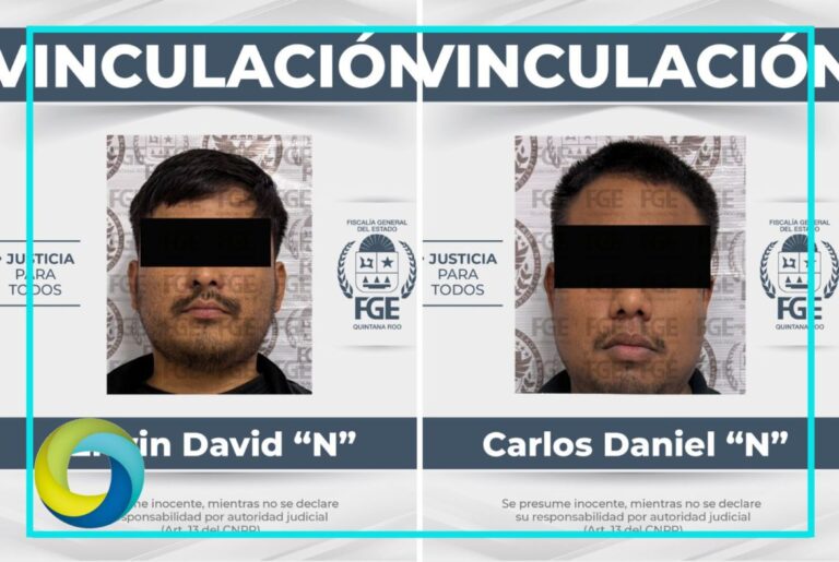 Dan prisión preventiva para dos sujetos por extorsión en Cancún