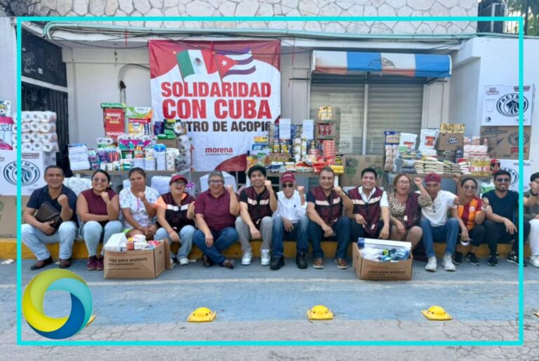 Recolectan 2 mil 500 productos para Cuba en Playa del Carmen