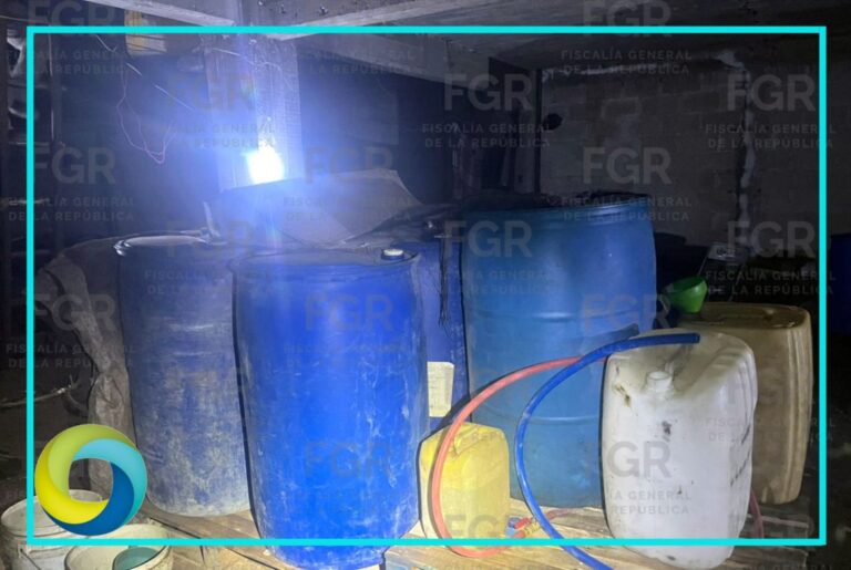 Aseguran mil 100 litros de huachicol en Singuilucan, Hidalgo