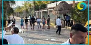 Protestan habitantes de Mahahual en terminal de cruceros por fallas en infraestructura