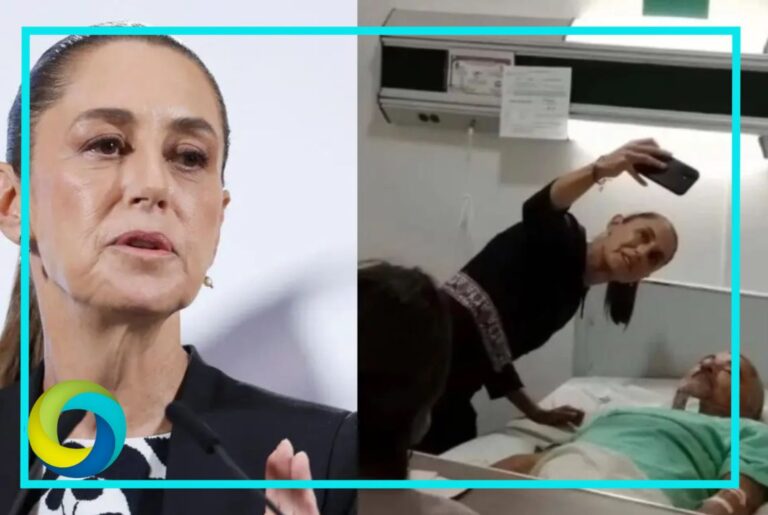 Sheinbaum aclara polémica por fotografía con herido del tren Interoceánico