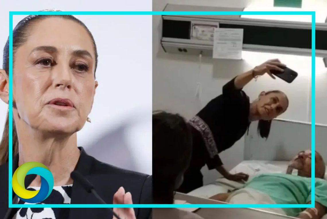 Sheinbaum aclara polémica por fotografía con herido del tren Interoceánico