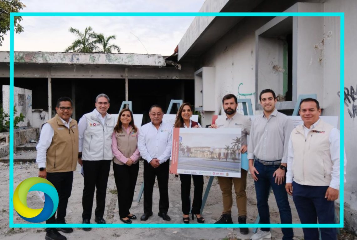 Anuncian Mara Lezama y Alejandro Svarch recuperación del antiguo hospital Kumate para construir el Hospital Materno Infantil de Cancún