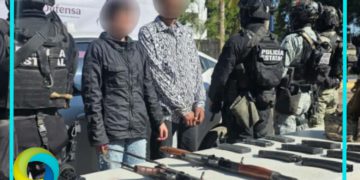Tras operativos detienen a dos sujetos y aseguran armamento en Sinaloa