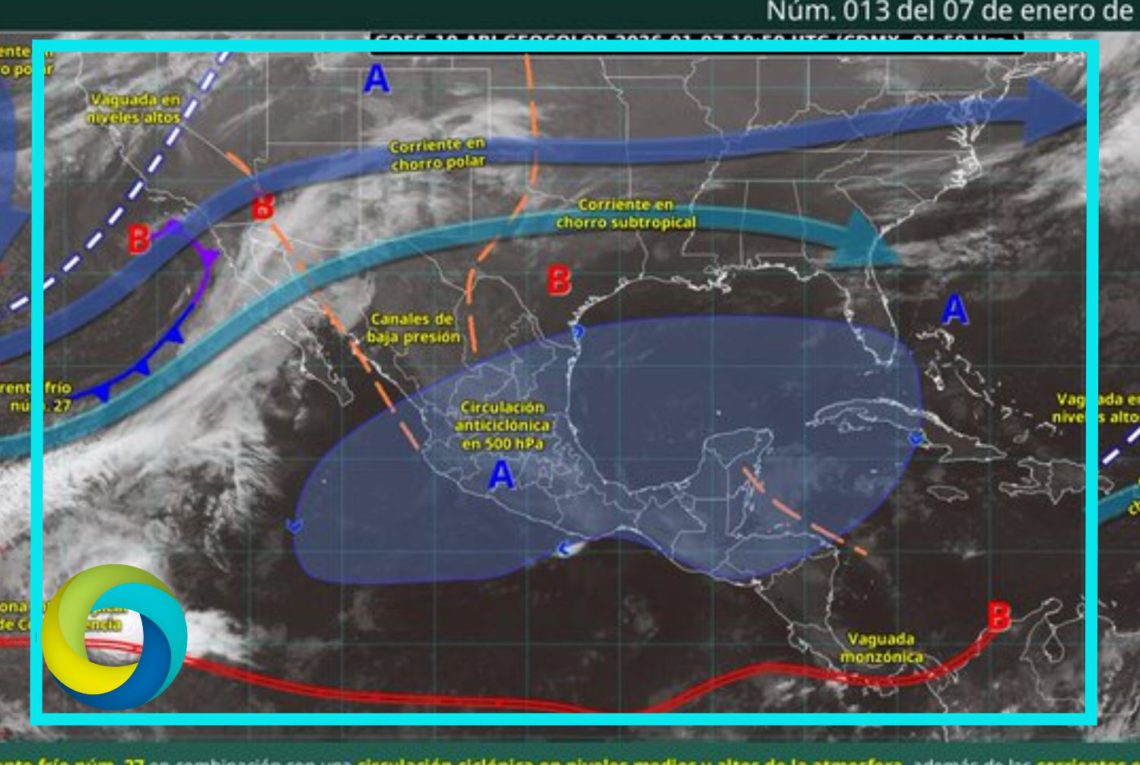 SMN pronostica lluvias aisladas en Quintana Roo