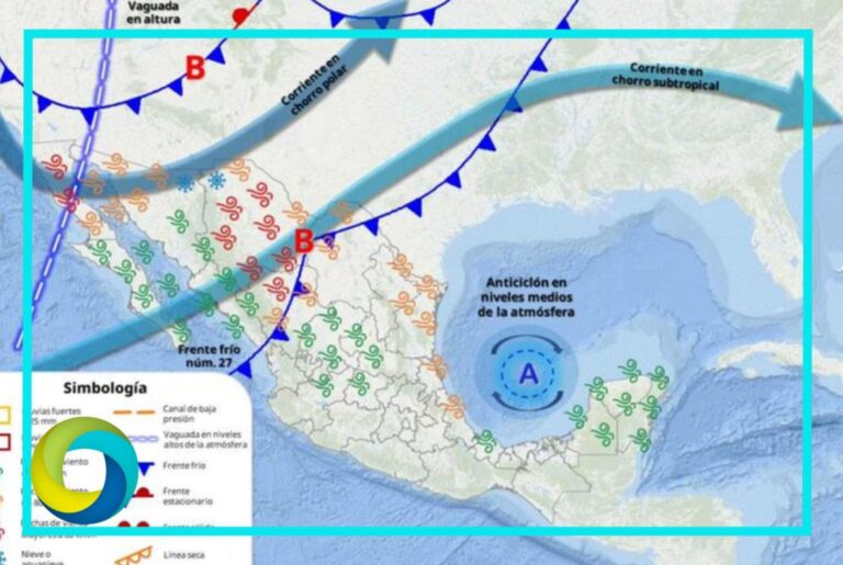 Pronostican intervalos de chubascos para Quinta Roo