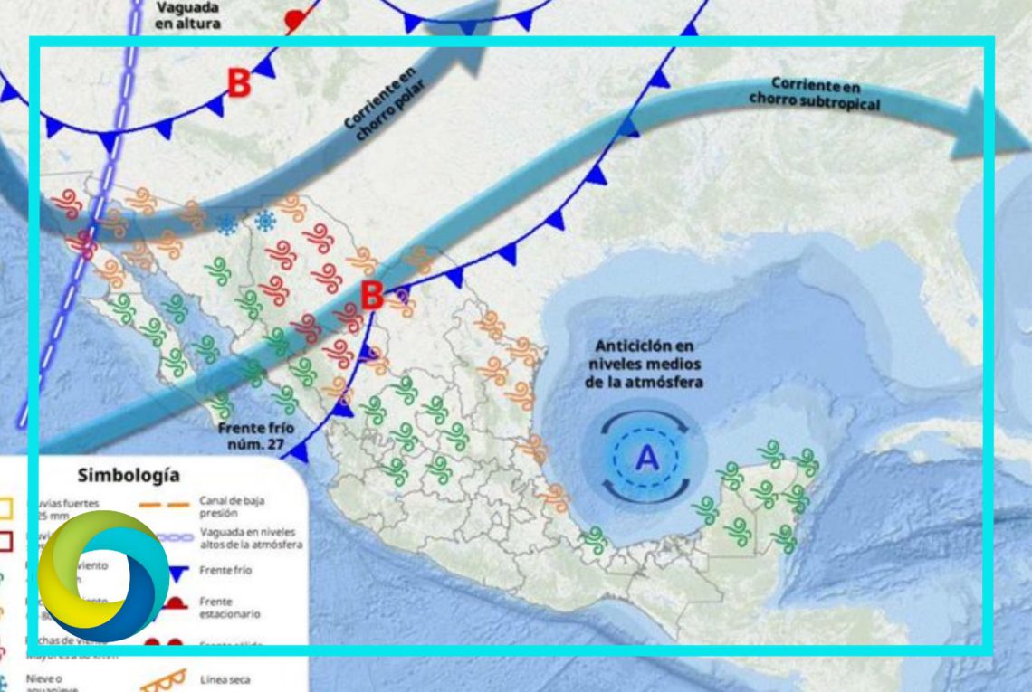 Pronostican intervalos de chubascos para Quinta Roo