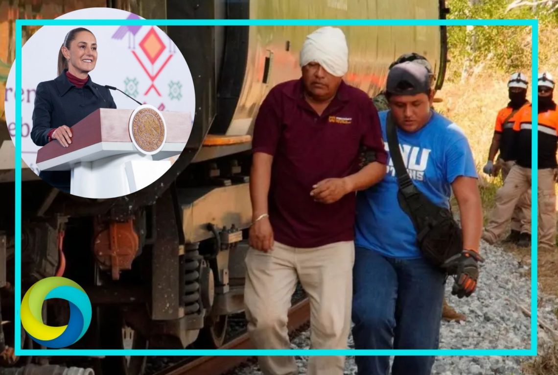 Sheinbaum pide “acelerar” la reparación integral a víctimas del Tren Interoceánico