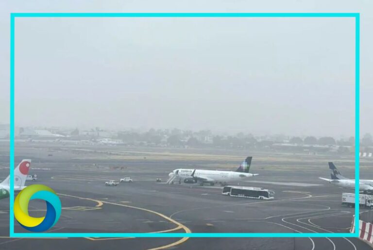 AICM suspende aterrizajes y despegues este lunes por presencia de neblina