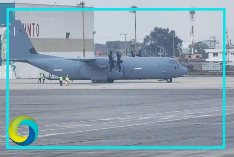 Avión militar de EE.UU. que llegó a Toluca estaba autorizado: Gabinete de Seguridad
