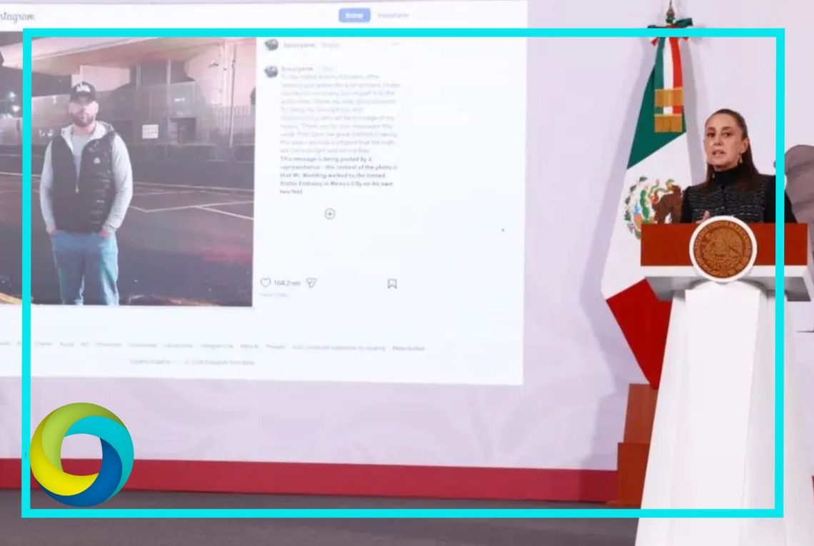 Ryan Wedding se entregó: Sheinbaum niega “operaciones” de EE.UU. en México