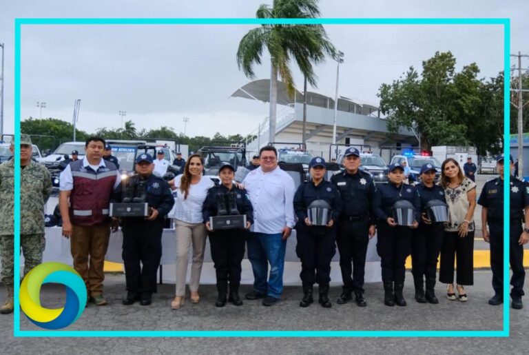 Fortalece Mara Lezama a la Policía Municipal de Cozumel con inversión histórica en seguridad