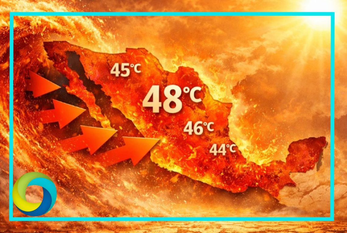 Primera onda de calor impacta México en pleno invierno; interactúa con frentes fríos 35 y 36