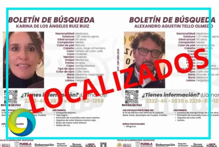 Matrimonio desaparecido en Puebla es localizado sin vida en Chignahuapan