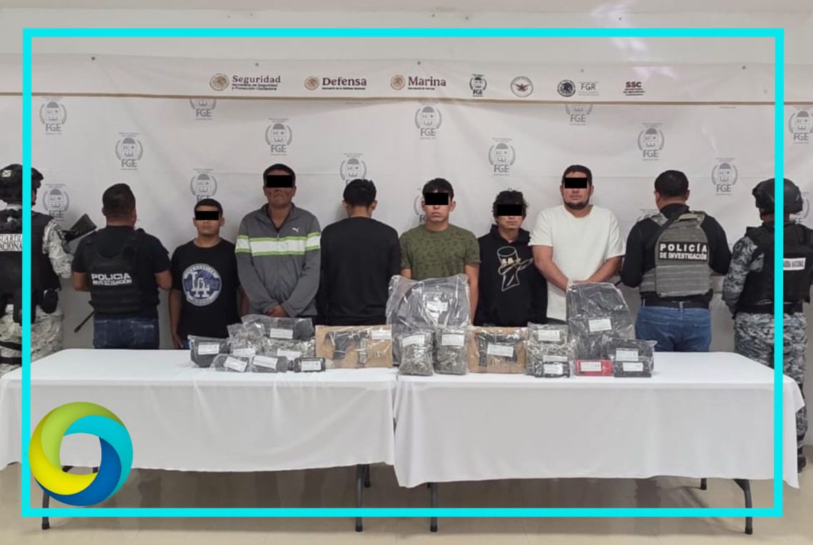 Capturan a seis sujetos por quema de vehículos en Playa del Carmen