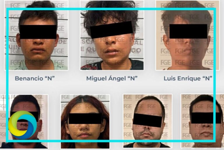 Vinculan a proceso a seis hombres y una mujer por homicidio en Q. Roo