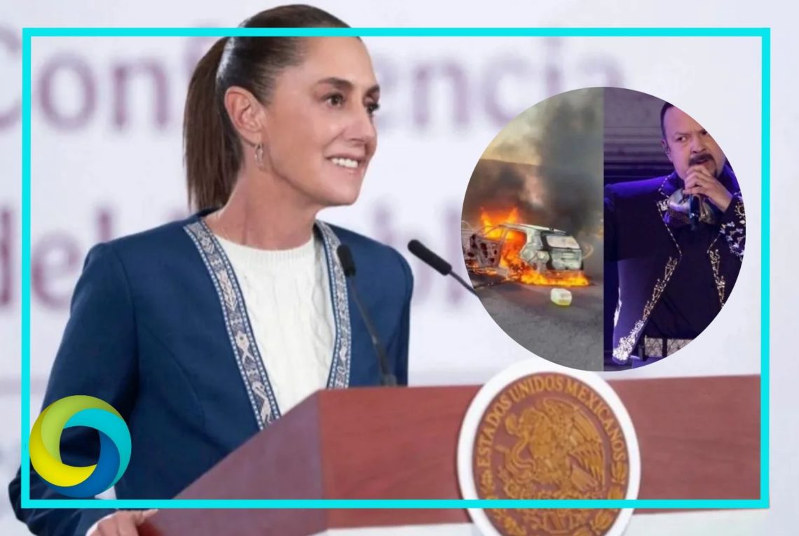 Sheinbaum aclara ataque contra autoridades cerca de predio de Pepe Aguilar